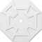 Ekena Millwork Logan Architectural Grade PVC Contemporary Ceiling Medallion, 40"OD x 3"ID x 14"C x 1"P CMP40LG-03000 - alternate 1